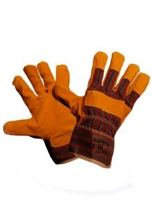 Перчатки спилковые «Ангара» комбинированные