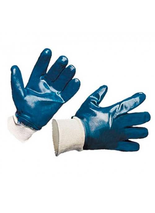 Перчатки с нитриловым покрытием обливные (манжета)